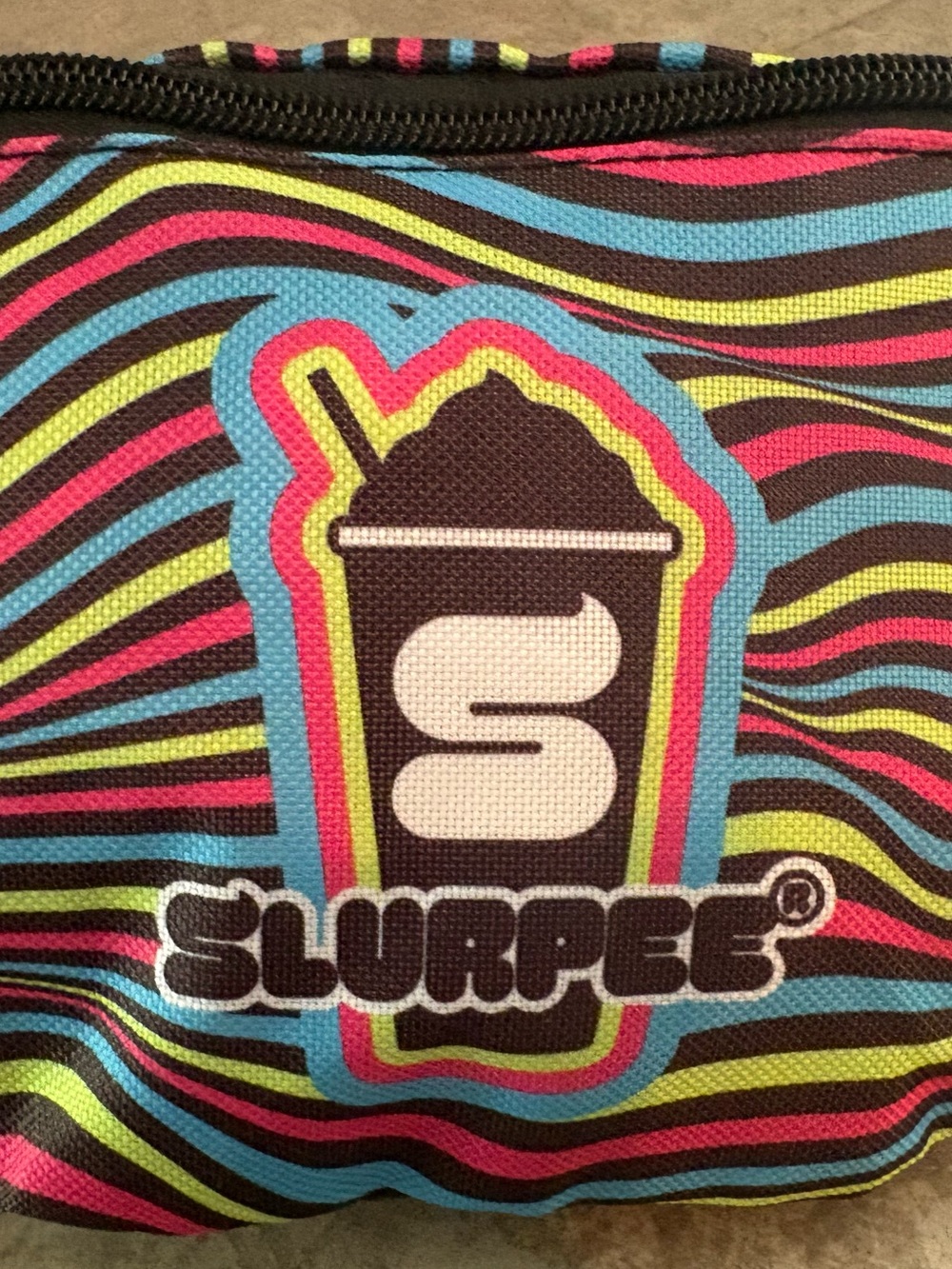 Slurpee® Multicolor Wave Fanny Pack - Picture 3 of 5
